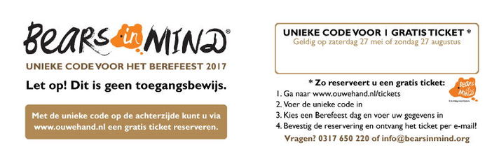 Activatiecodes Berefeest werken vanaf 20 februari